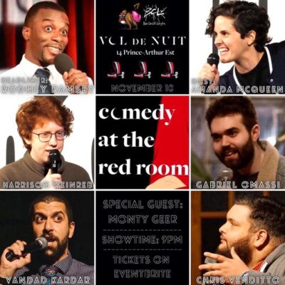 Comedy at the Red Room, Montreal (November 10, 2021)